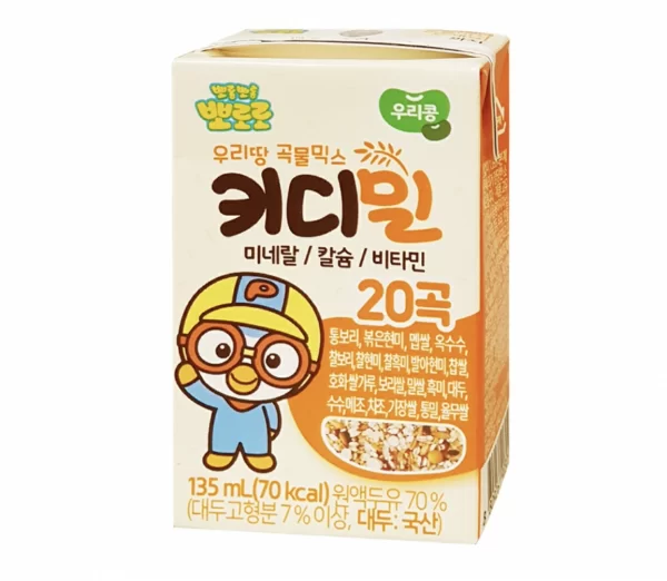 Sữa Hạt Pororo ngũ cốc Kidimeal Hàn Quốc Bán Lẻ 1 Hộp