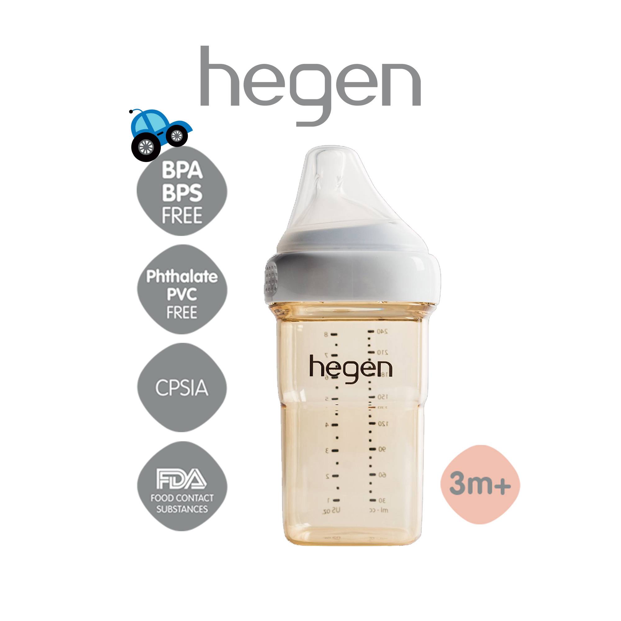 Bình sữa Hegen PPSU 240ml