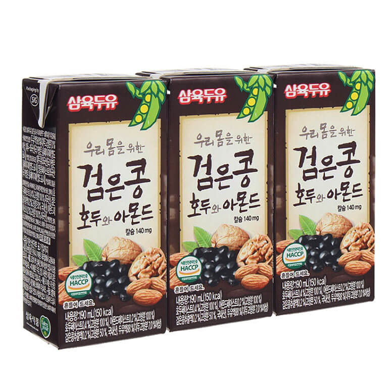 Sữa óc chó hạnh nhân đậu đen Hàn Quốc
