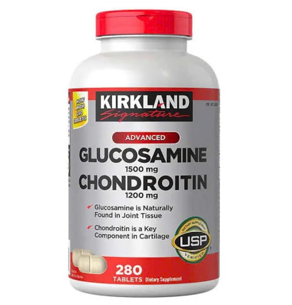 Viên Uống Kirkland Glucosamine Chondroitin Mỹ 280 Viên