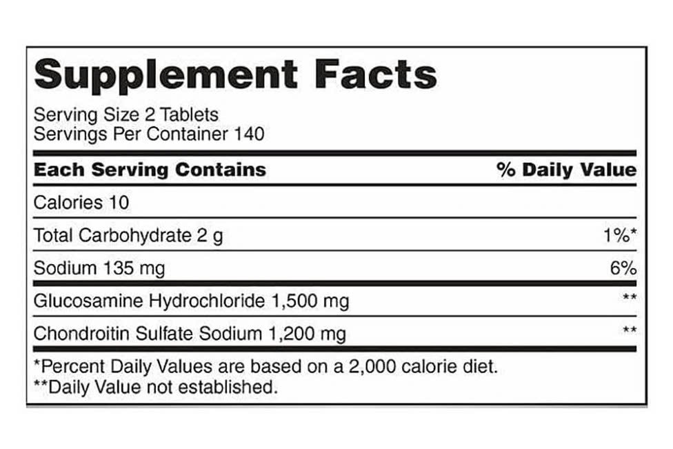 Viên Uống Kirkland Glucosamine Chondroitin Mỹ 280 Viên