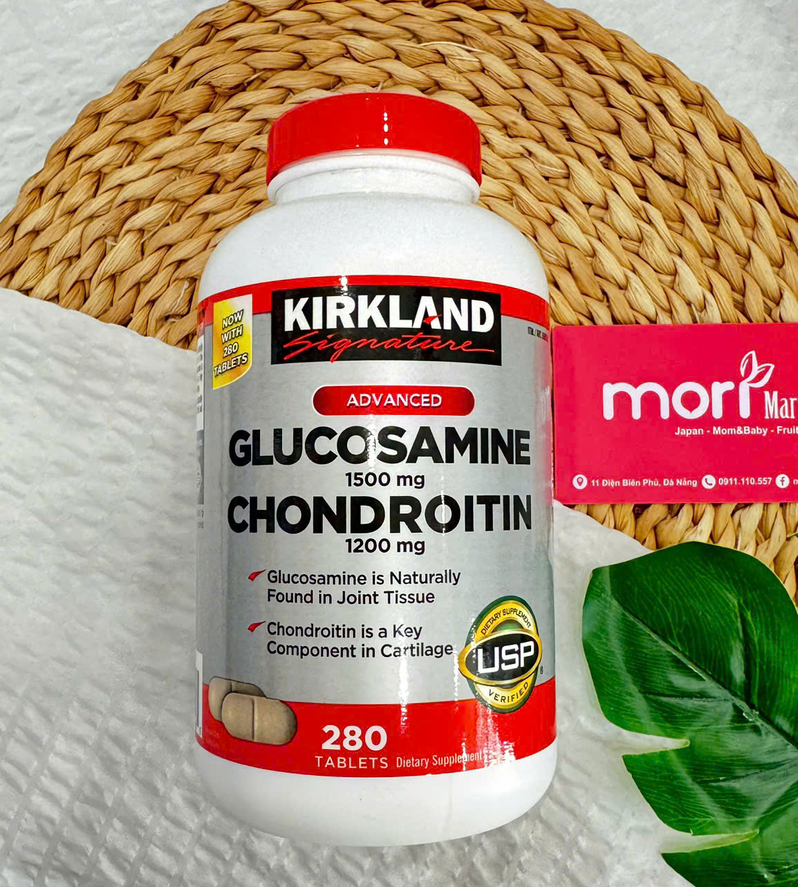 Kirkland Glucosamine Chondroitin 280 Viên (Mẫu Mới)