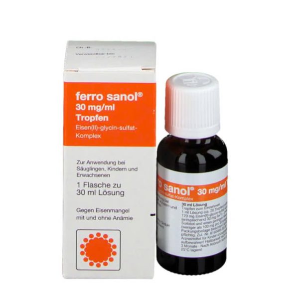 Sắt Dạng Giọt Ferro Sanol Tropfen 30ml