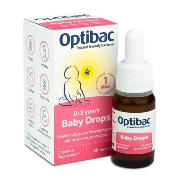 Men Vi Sinh Optibac Baby Drops Cho Bé Từ 0-3 Tuổi