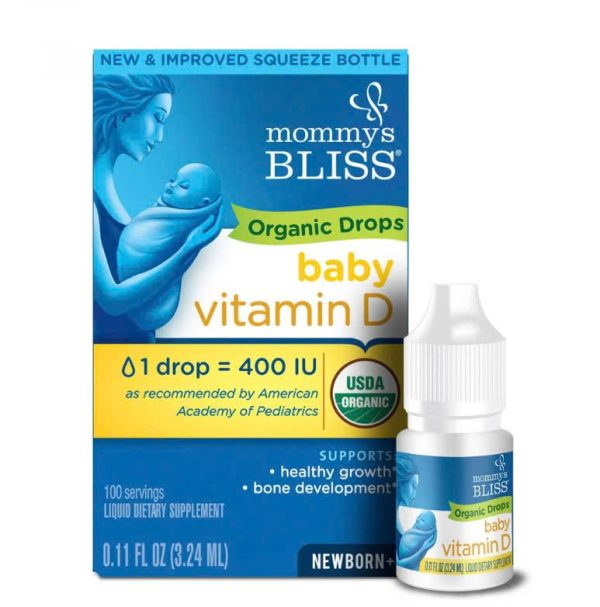 Vitamin D3 Organic Mommy Bliss Cho Trẻ Từ Sơ Sinh 3.24ml