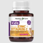 Viên Nhai Bổ Sung Kẽm Healthy Care Zinc + Vitamin C Úc 60v