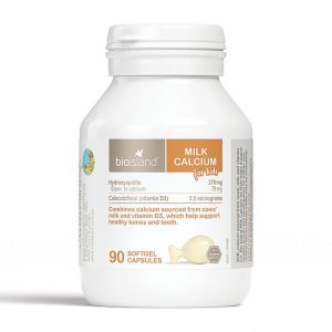 Canxi Sữa Cho Bé Bio Island Milk Calcium Kid Úc 90 Viên