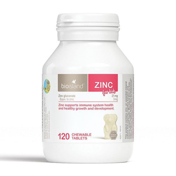 Viên Kẽm Dạng Nhai Bio Island Zinc Chewable