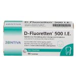 Vitamin D-Fluoretten 500 IE Đức