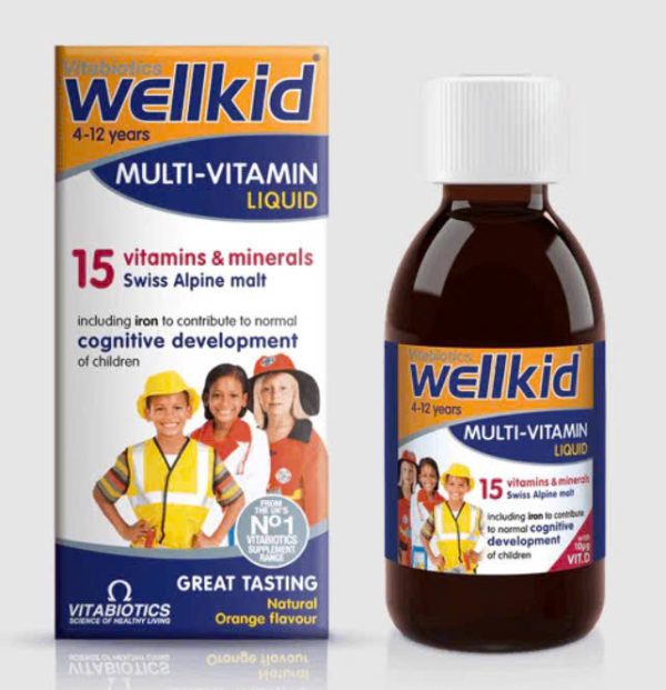 Thành phần dinh dưỡng Wellkid multi vitamin liquid