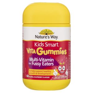 Nature's Way Kids Smart Vita Gummies Multi Vitamin Fussy Eaters Vitamin Tổng Hợp Cho Trẻ Kén Ăn 60 Viên Nhai