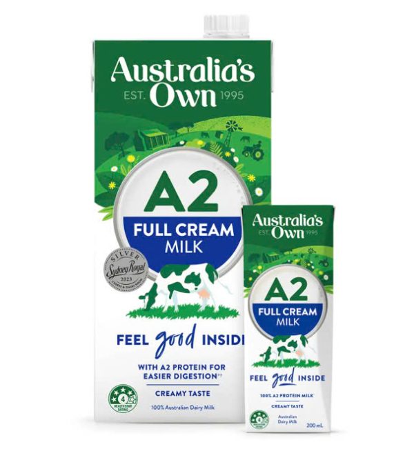 Sữa Tươi A2 Australia's Own A2 Full Cream Milk 200ml và 1L