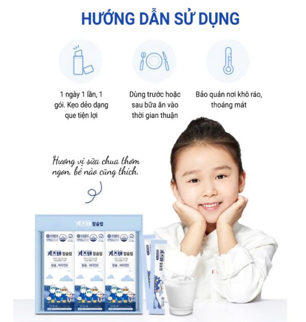 Thạch Canxi Kidsten Nano Up Yonsei Hàn Cho Bé Từ 2 Tuổi